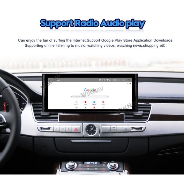 Стерео автомобиля андроида 1920*720 автоматический 12,3 дюйма для Audi A8 D4 2011-2017