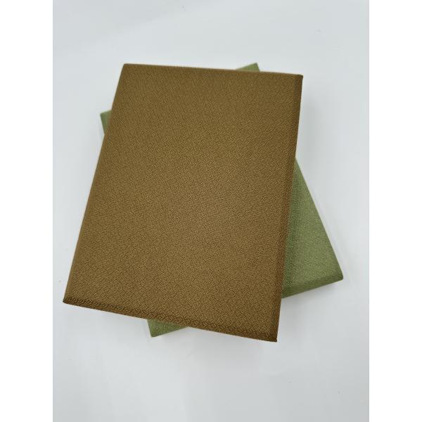 50mm Fabric Wrapped Acoustic Wall Panel Back Glue Fiberglass Sound Absorbing Board