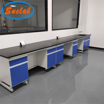 Самый лучший качественный дизайн мебели лаборатории Суда лаборатории OEM голубой серый белый химический устойчивый