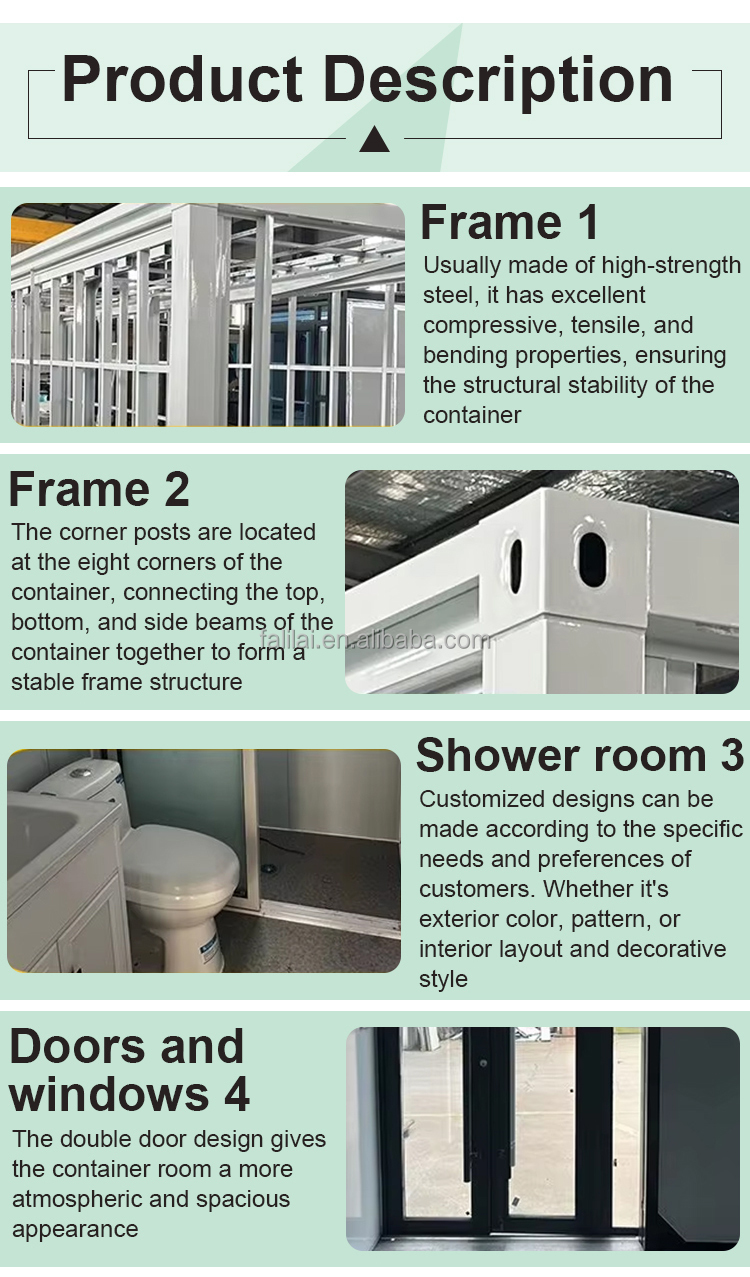 Insulated Modular 20Ft 40Ft Expandable Container House 2 3 4 Bedroom Luxury Portable Outdoor Mall Kitchen Home Sale