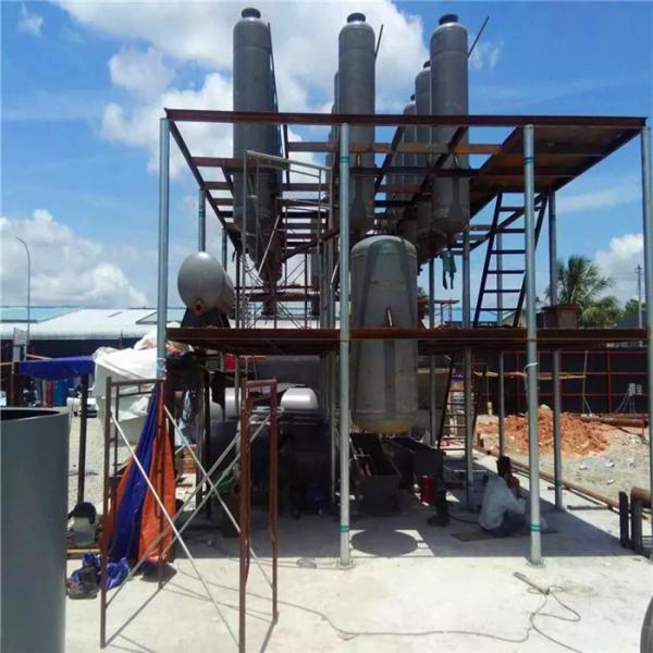 85% Oil Rate Waste Engine Oil Recycle To Diesel Distillation Refining Plant