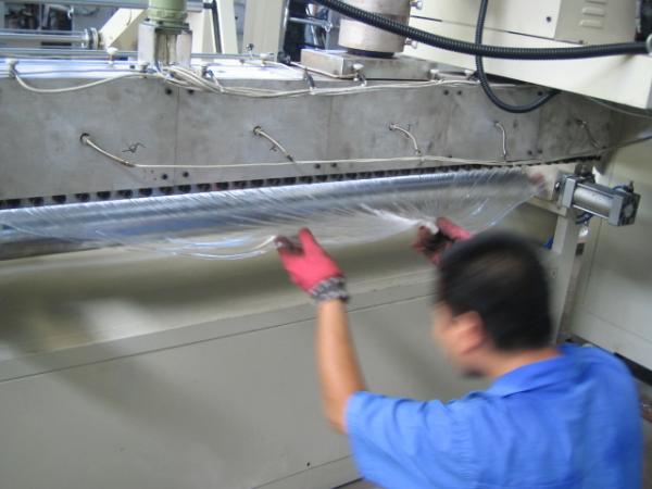 2 Layer Laminating Bubble Film Making Machine , LDPE Film Blowing Machine