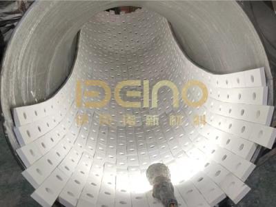 Cotovelos de tubos revestidos de cerâmica resistentes ao desgaste utilizados na indústria do cimento