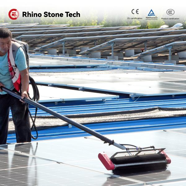Dust Remove Solar Panel Cleaning Rotating Brush 3.6m 5.4m 7.5m Dry Cleaner Equipment