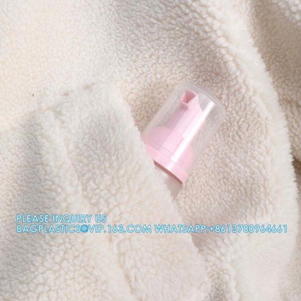 Wholesale 80ml Hand Wash Bottles Clear Cosmetic Plastic Pet Foam Pump SPRAYER Soap Container Cosmetic storage Packing