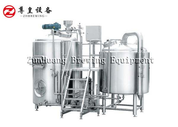 10BBL / 20BBL / 30BBL Commercial Beer Brewing Systems Polished For Restaurants