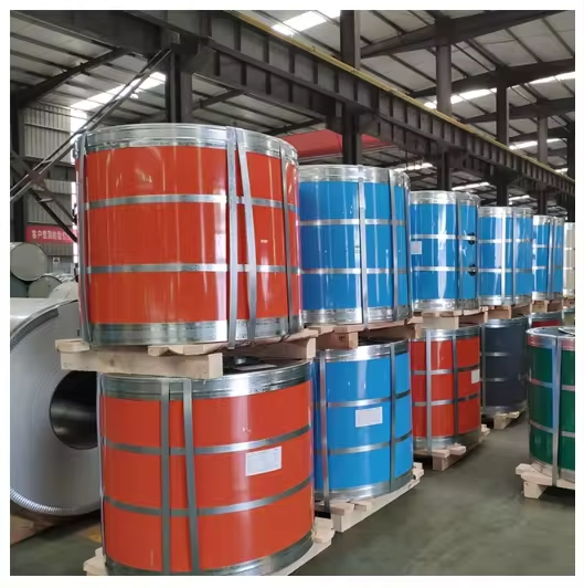 Punching Service Color Coated Prepainted Galvanized Steel Coil PPGI Steel in Standard Package for Processing and Service