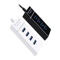 Diviseur gauche d'Usb du diviseur 4 d'Usb de l'ordinateur USB3.0 de la veste de PVC 30cm
