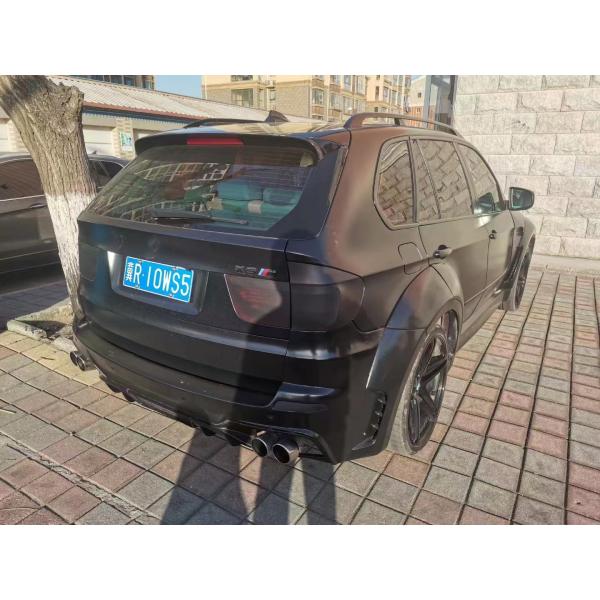 For BMW E70 E71 X5 Body Kit  FPR Material  X5 E70 E71 Upgrade PD Style Front and Rear Bumpers Wide Bodyki