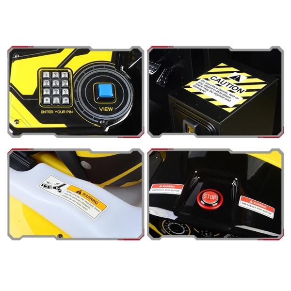 42 Inch Motorbikes Racing Arcade Machine For Amusement Park Yellow Color