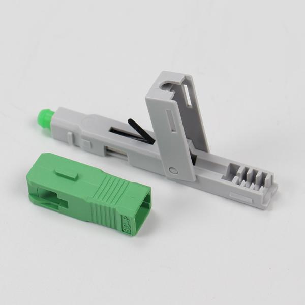 SCAPC Fiber Fast Connector Quick Assembly FTTH GPON EPON Low Insertion Loss 3D