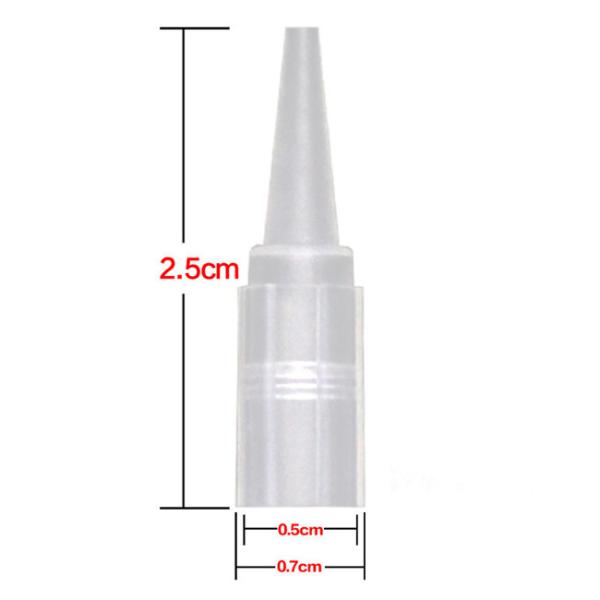 Sharp Tattoo Needle Sets Needle Caps Tips Matched For 1R / 3R / 5R / 5F / 7F Size