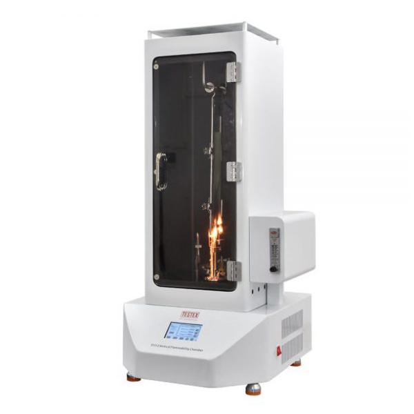 PLC Touch Screen Medical Face Mask Machine / Masks Flammability Tester