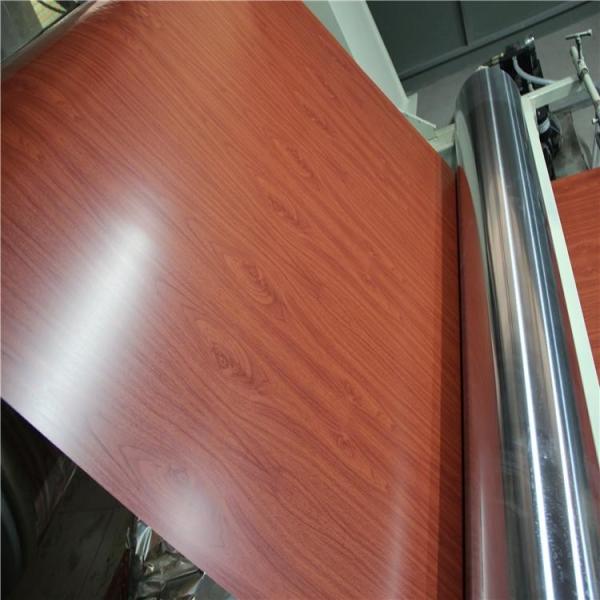 PPGI 0.5mm THK  Prepainted Galvanized Steel Coil PE JISG3312 Wood Grain Customization