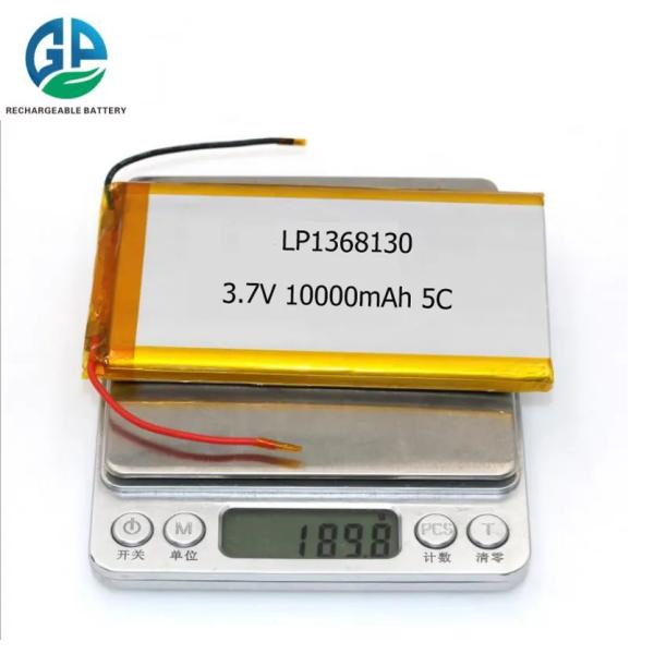 1368130 клетка батареи полимера лития 3.7v 10Ah 10000mah перезаряжаемые