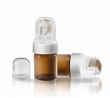 NO Plugs Type Newly Designed 42/150Gold Titanium Microneedle Hydra Stamphydra Roller for Skin Rejuvenation