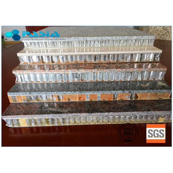 Granite Stone Honeycomb Roofing Material Shingle Sandwich Panel 600mm * 600mm
