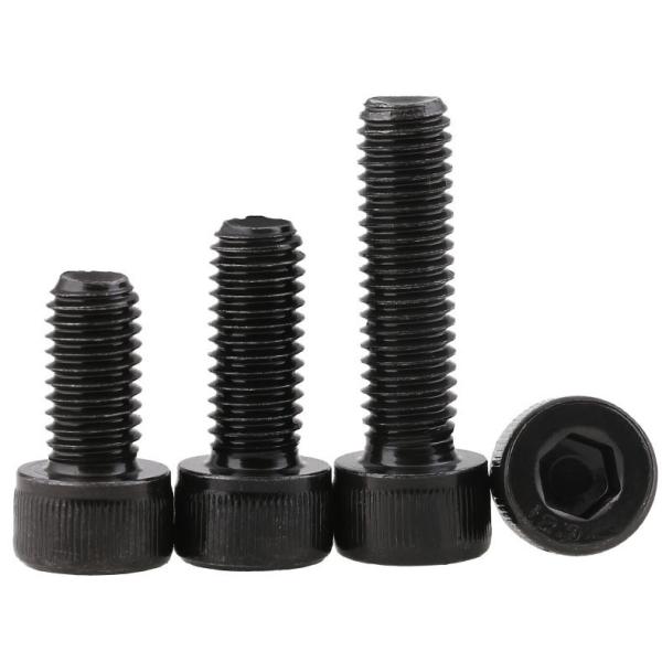 Hexagon Socket Head Screw Bolt 12,9 Grade Alloy Steel Black Dacromet Surface Hexagon Socket Drive Full Thread Pour le centre de roue hors route Anneau anti-séparation