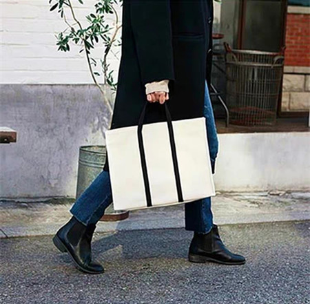 2023 Custom Logo and size canvas Printed Organic Calico Shopping bag Canvas Tote lady shopping bag school bag for kids