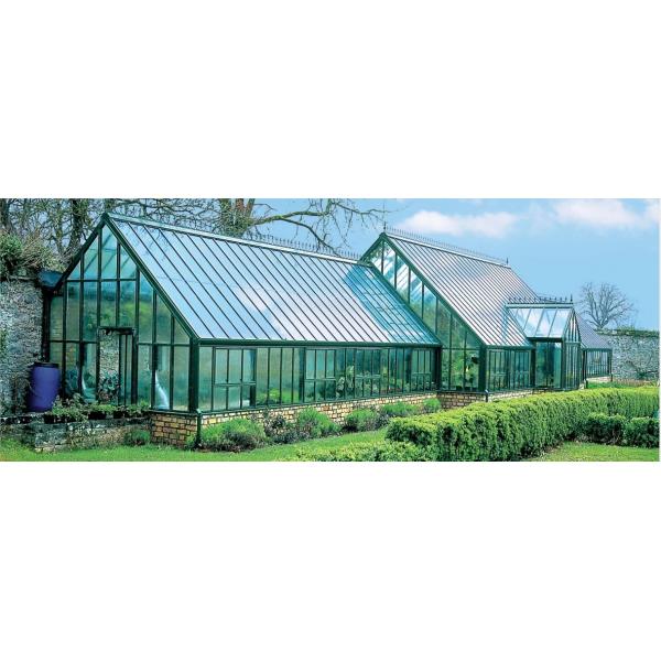 Vegetable Growing Aluminium Garden Greenhouse Four Windows Double Sliding Doors