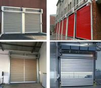 Alumínio Transparente Espiral Porta Superior Eficiência de Segurança Customizado Elétrico Roll Up Para Garagem