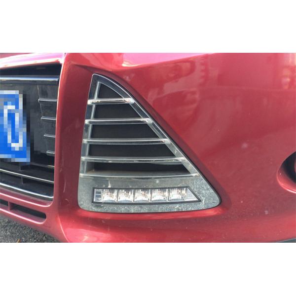 ALL Chromed Daytime Led Running Lights For FORD FOCUS 2012 2013 2014 DRL