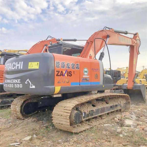 Japan Original Used Hitachi ZX200-3 Crawler Excavator With Crawler Chain Moving Type