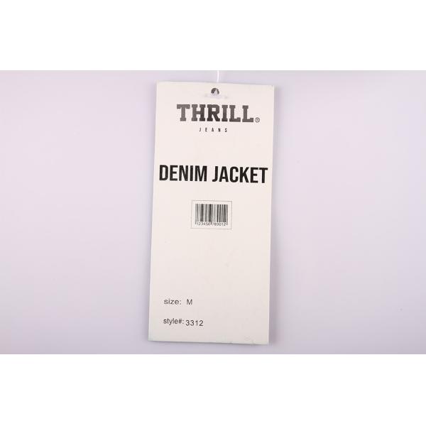 S M L XL 75% Cotton 25% Polyester Ladies Denim Coats For Winter