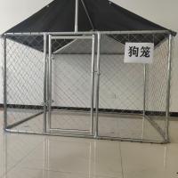 6FT Hot-dip galvanizado de diamante de acero perrera perrera perrera al aire libre Playpen