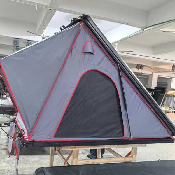 Outdoor Aluminum Alloy Triangle Roof Tent for Car/SUV Automatic Quick Open Feature