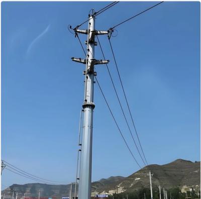 Customized Monopole Steel Tower Self Suspension Transmission Steel Tower