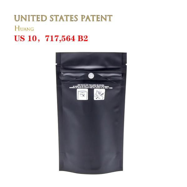 Sacos Mylar personalizados resistentes a crianças Resistentes a odores Resistentes a crianças Fechado com fecho de fecho de plástico Resistentes a crianças Sacos Mylar