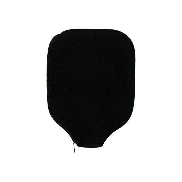 Neoprene Rubber Custom Pickleball Paddle Cover With Leather Racket Cover / Paddle Storage Bag