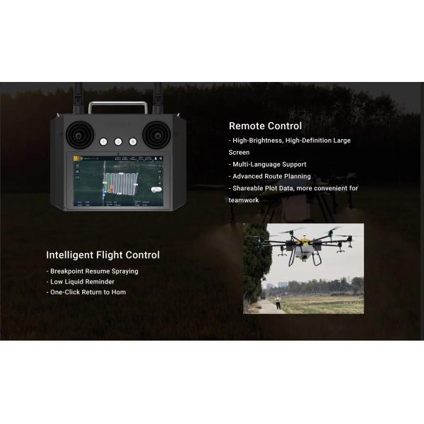 Dron agrícola profesional de alta capacidad de carga y GPS para el control preciso de plagas en