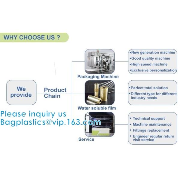 PVA Laundry Film Bags Clothes Washing Powder Capsules Marble Peel Off Film Water Soluble Seed Tape