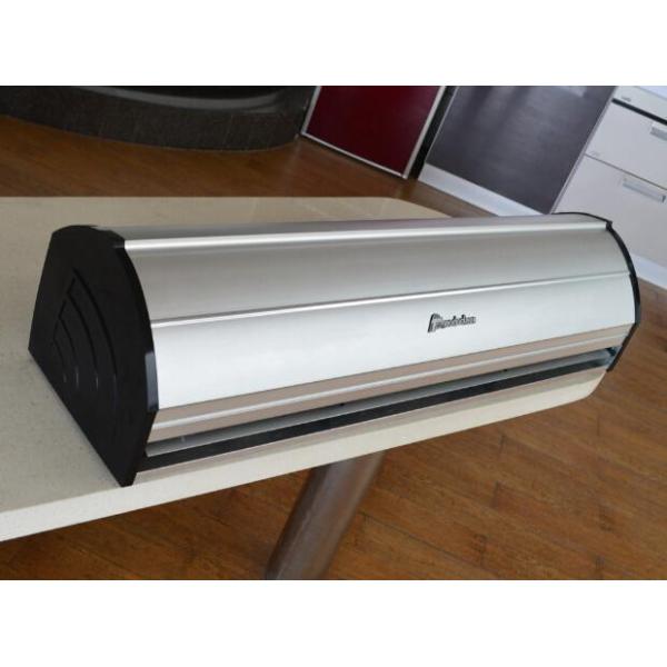 Écran argenté en aluminium d'air de couleur de fan centrifuge au-dessus de rideau aérien de porte avec R/C