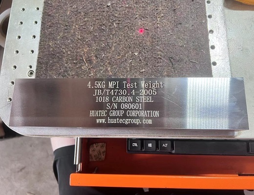 Magnetic Particle Lifting Force Calibration Block NB/T 47013.4 Standard NDT Test Block