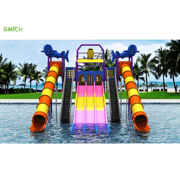 OEM Service Custom Water Slide For Swimming Pool Plastic Water Playground