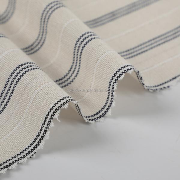 2025 Customizable Sustainable 55 Linen & 45 Viscose Cotton Woven Fabric Plain Dyed Blackout Fabric for Girls & Boys Dress