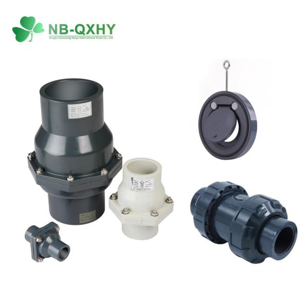 Ventilateur de vérification non retourné en PVC pour la série industrielle chimique Pn16 DN15-200 DIN Standard