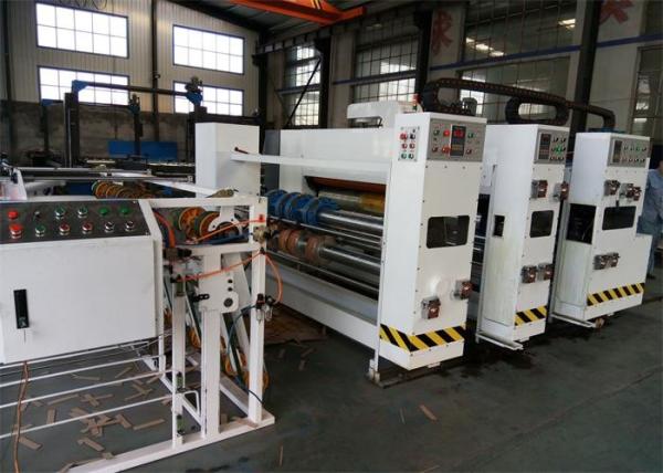 Mini Single Color Flexo Printer Slotting Die Cutting Small Express Box Making