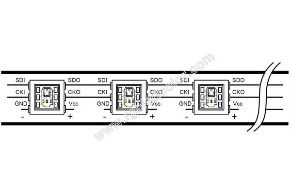 APA101 APA102 Built-in IC SMD LED