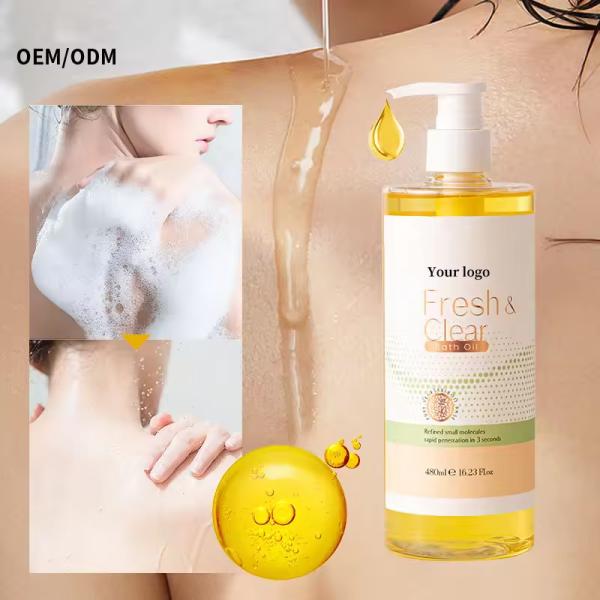 Гел для душа с маслом для купания для женщин с сухой кожей Долговечный аромат Увлажнитель для рисовых плесен