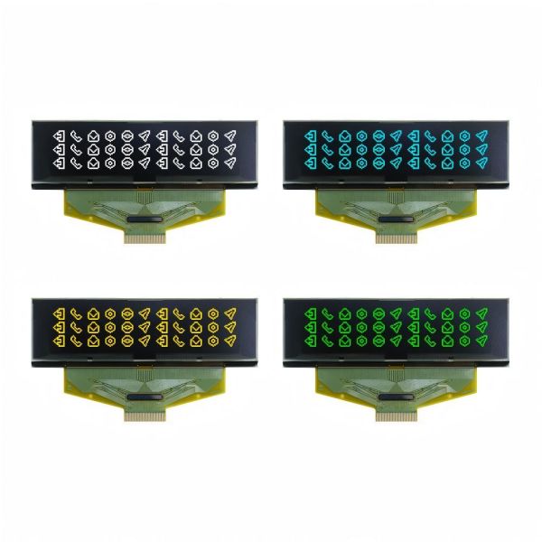 2.8 Inch OLED Display Module 256x64 Resolution Parallel/SPI Interface