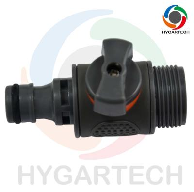 Garden Ball Valve With Male Thread And Click Quick Hose Connect Hose Repair For Horticulture And Gardening