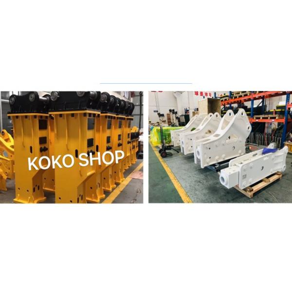 MSB550 SAGA Excavator Attachment Hydraulic Rock Breaker Hammer Spare Parts Front Head