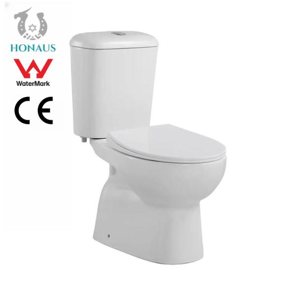 S/P Trap Two Piece Toilet Bowl Dual Flush Water Closet OEM ODM Available
