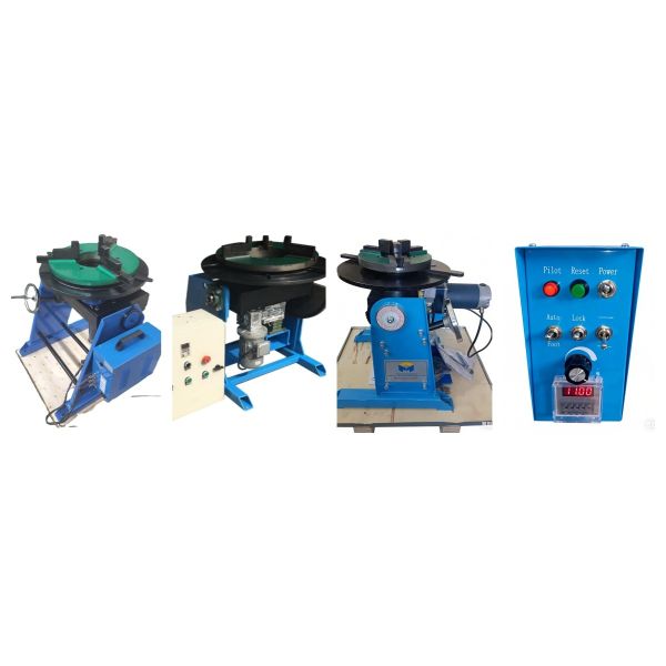 50kg Load Rotary Welding Positioner 0 - 90 Degree Tilt Angle CNC Control Pipe