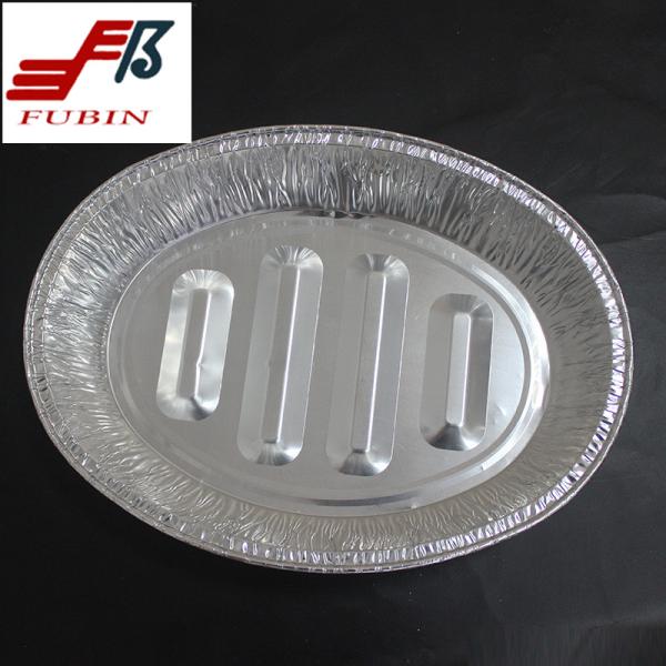 Restaurant Oval Foil Trays H93mm Heavy Duty Foil Pans