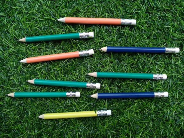 round golf pencil , wood golf pencil , golf pencil , wooden golf pen , wooden golf pencil